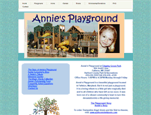 Tablet Screenshot of anniesplayground.net